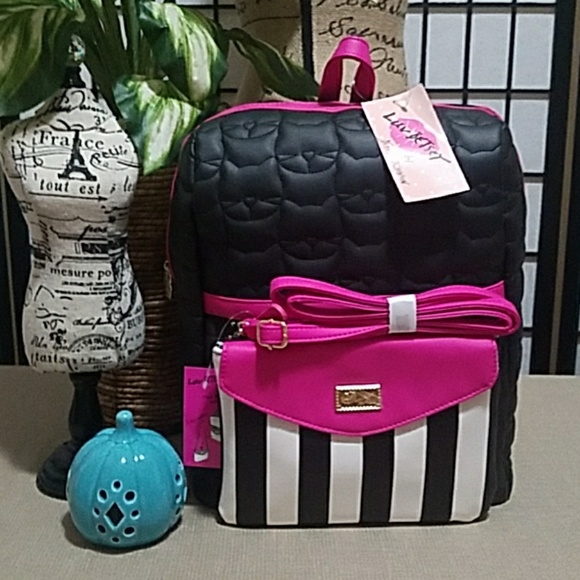 Betsey Johnson Handbags - 🎉BNWT🎉  💖Betsey Johnson💖  🎒Backpack & Purse🎒